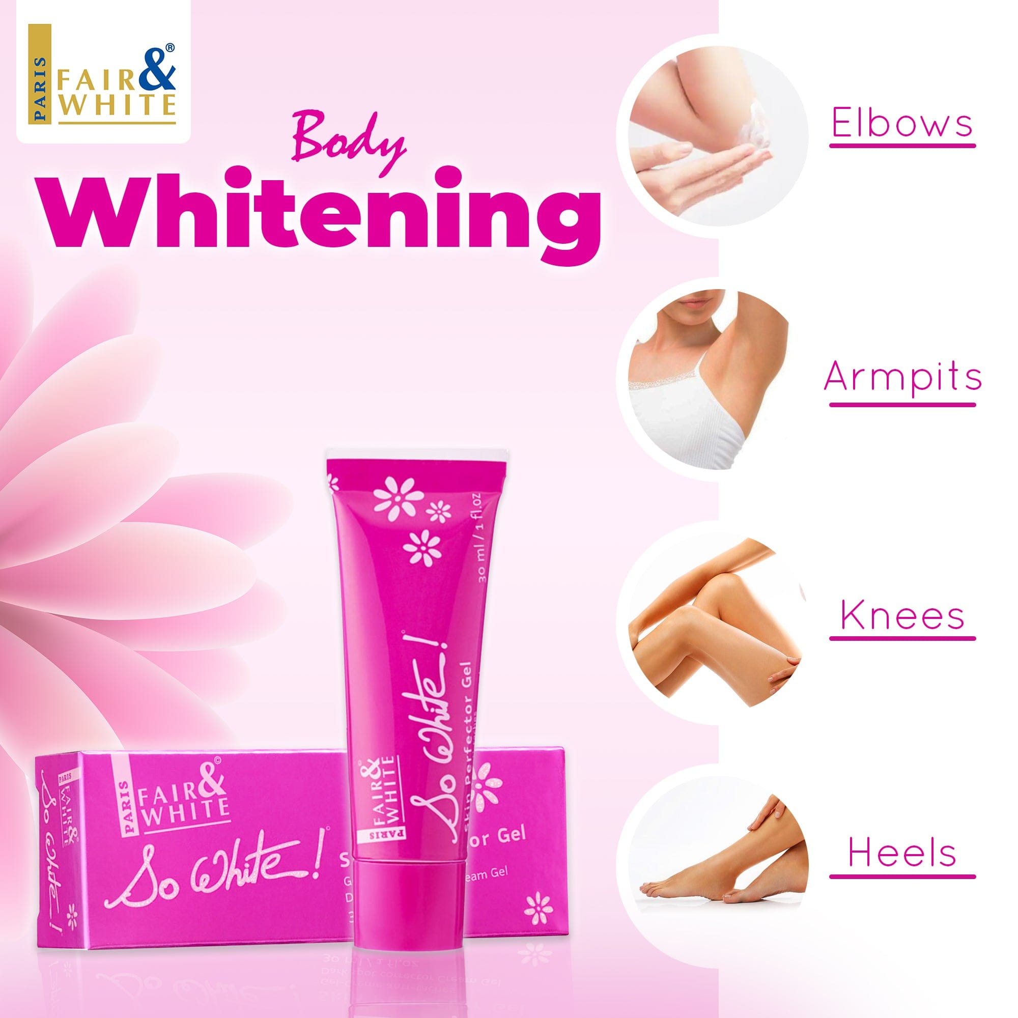 Fair & White So White Skin Perfector Gel - Entferner dunkler Flecken - 30ml / 1 oz