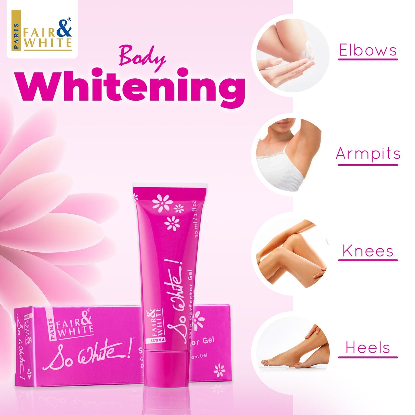 Fair & White So White Skin Perfector Gel - Dark Spot Remover - 30ml / 1 oz