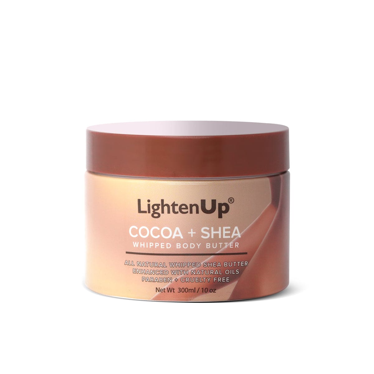 LightenUp Plus Kakao-Sheabutter-Glas 300 ml