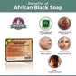 Savon noir brut du Ghana - 170g / 6 oz