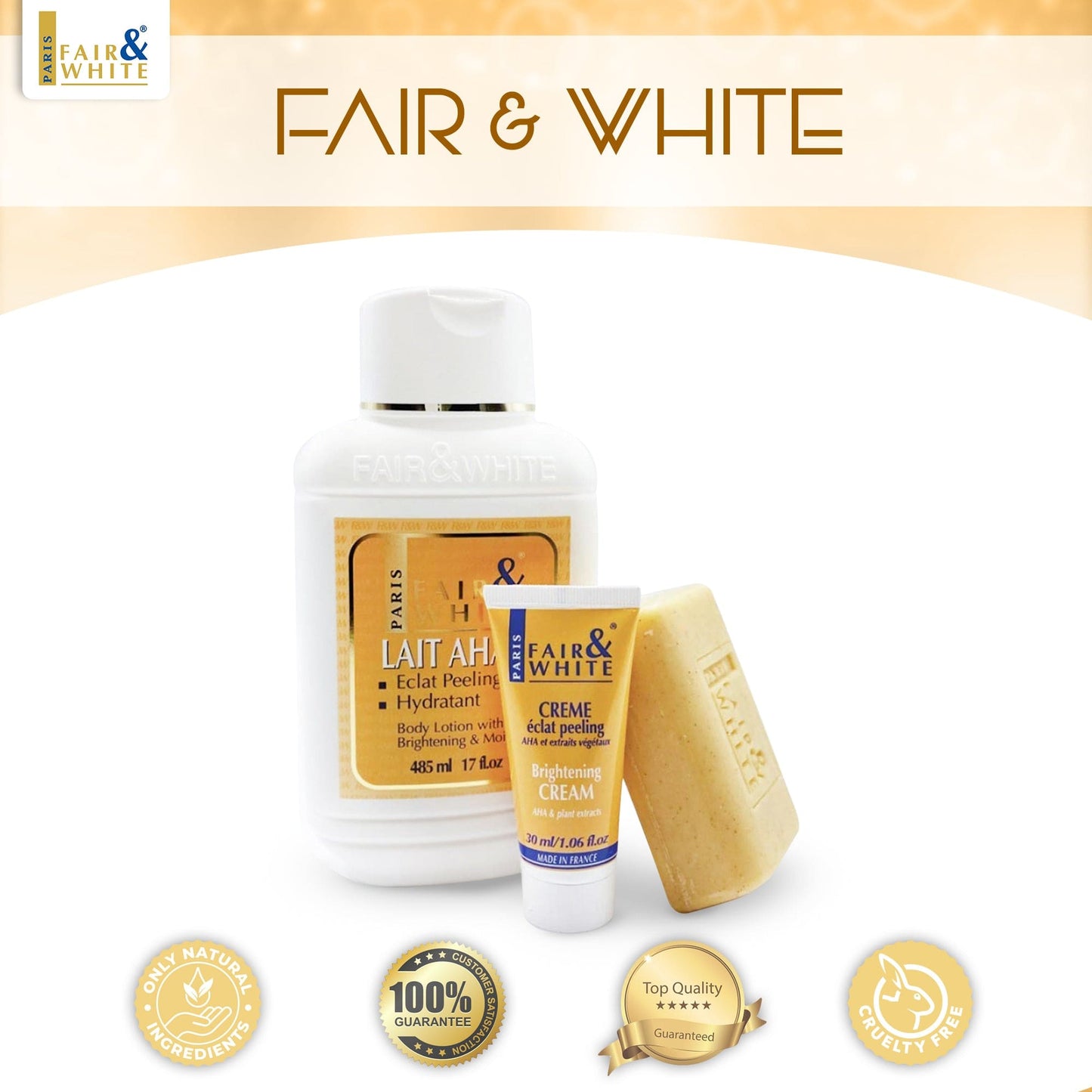 Fair & White Original AHA Exfoliating Soap - 200g / 7 oz