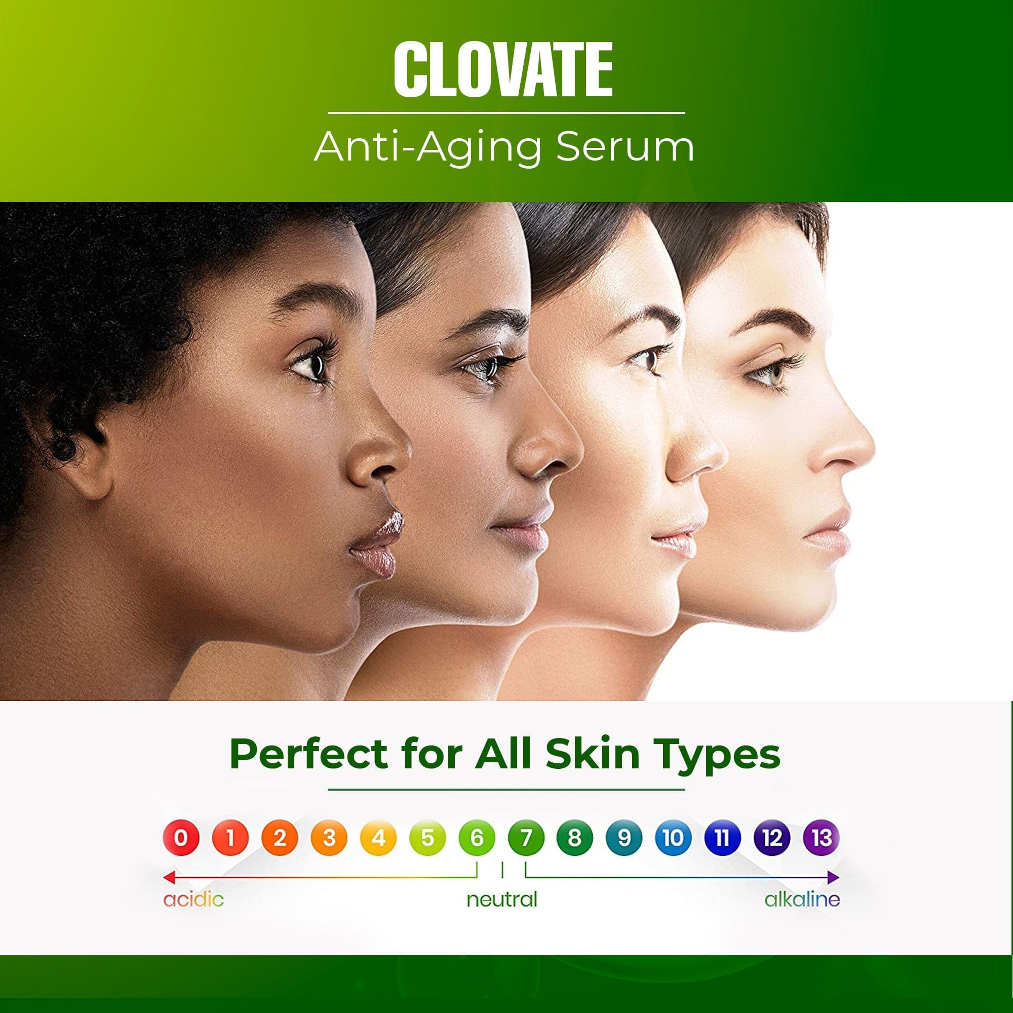 Clovate Anti-aging Serum - 30ml / 1 fl oz Mitchell Group USA, LLC - Mitchell Brands - Skin Lightening, Skin Brightening, Fade Dark Spots, Shea Butter, Hair Growth Products