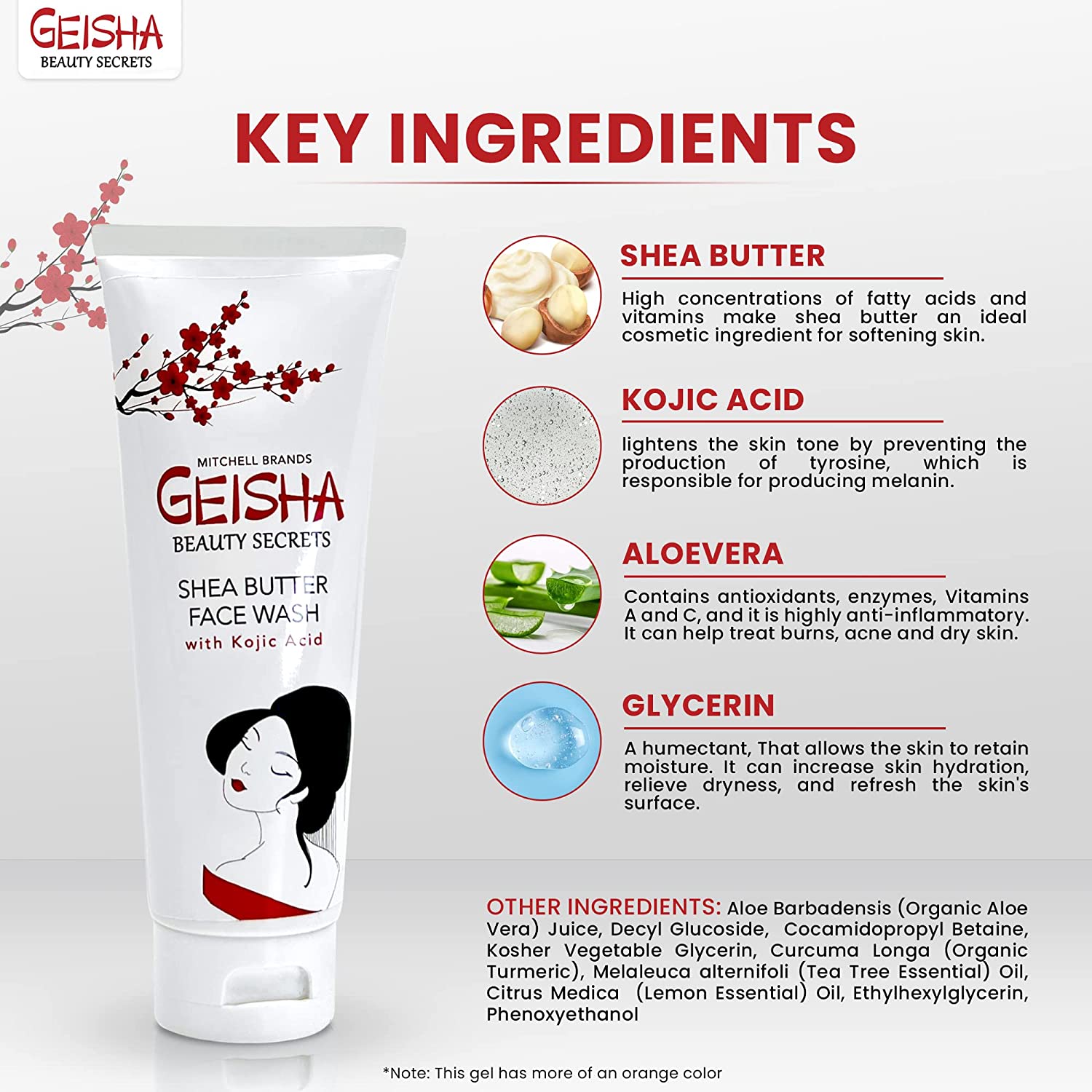 Geisha Kojisäure-Gesichtswaschmittel 118 ml