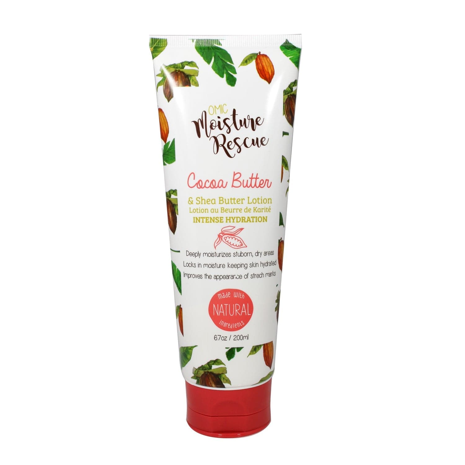 Moisture Rescue Shea Butter Lotion Tube with Cocoa Butter Mitchell Brands - Mitchell Brands - Skin Lightening, Skin Brightening, Fade Dark Spots, Shea Butter, Hair Growth Products