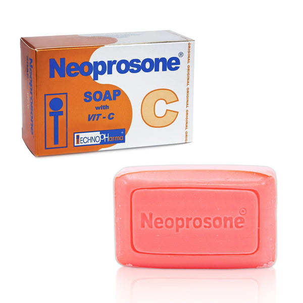 Neoprosone Vit C Cleansing Bar 80g Neoprosone Vitamin "C" - Mitchell Brands - Skin Lightening, Skin Brightening, Fade Dark Spots, Shea Butter, Hair Growth Products