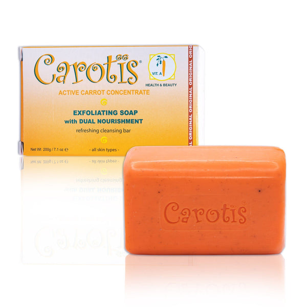 Carotis Exfoliating Soap - 200g / 7 fl oz Carotis - Mitchell Brands - Hautaufhellung, Hautaufhellung, Verblassen dunkler Flecken, Sheabutter, Haarwuchsmittel