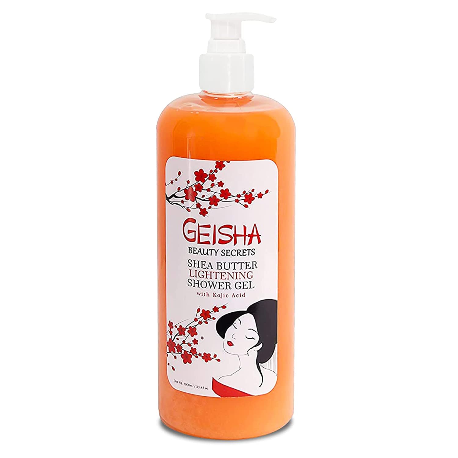 Geisha Beauty Secret Shower Gel - Gel schiarente e idratante - 1000ml 33 Fl Oz