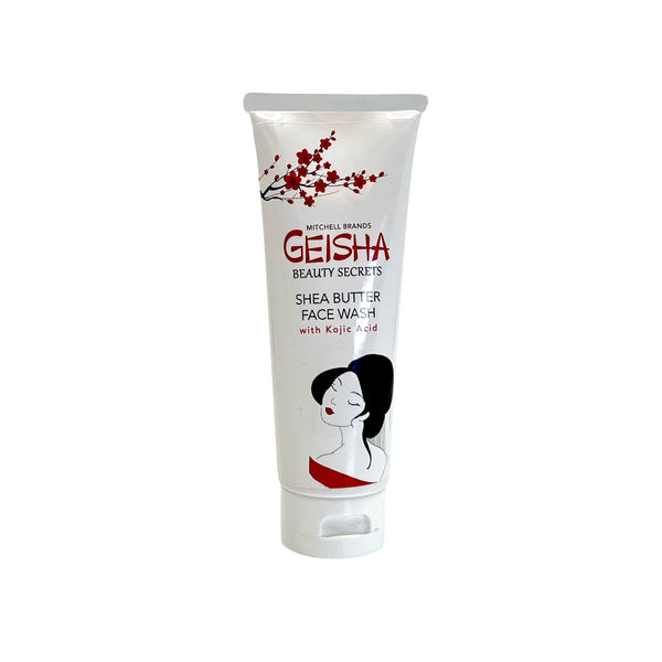Geisha Kojic Acid Face Wash 118ml Mitchell Group USA, LLC - Mitchell Brands - Schiarimento della pelle, schiarimento della pelle, attenuazione delle macchie scure, burro di karité, prodotti per la crescita dei capelli