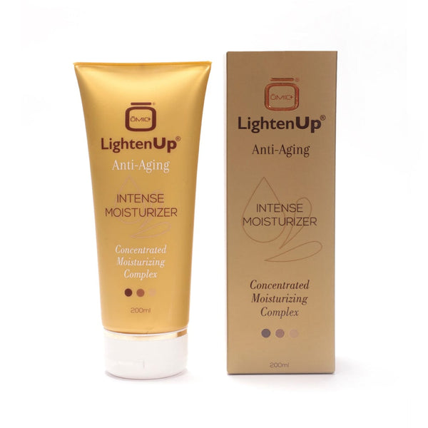 Lighten Up Anti-Aging Intense Moisturizer 200ml LightenUp - Mitchell Brands - Schiaritura della pelle, schiaritura della pelle, attenuazione delle macchie scure, burro di karité, prodotti per la crescita dei capelli